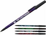 AK13135 Deep Swirl Foil Stick Pen with Custom Imprint